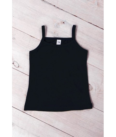 Tank top for girls Wear Your Own 116 Black (6289-036-1-v0)