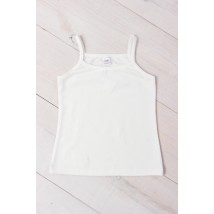 Tank top for girls Wear Your Own 116 White (6289-036-1-v1)