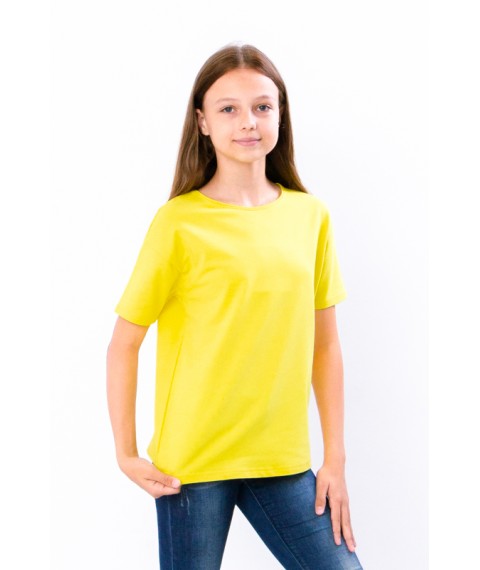 T-shirt for girls (teens) Wear Your Own 170 Yellow (6333-057-v16)