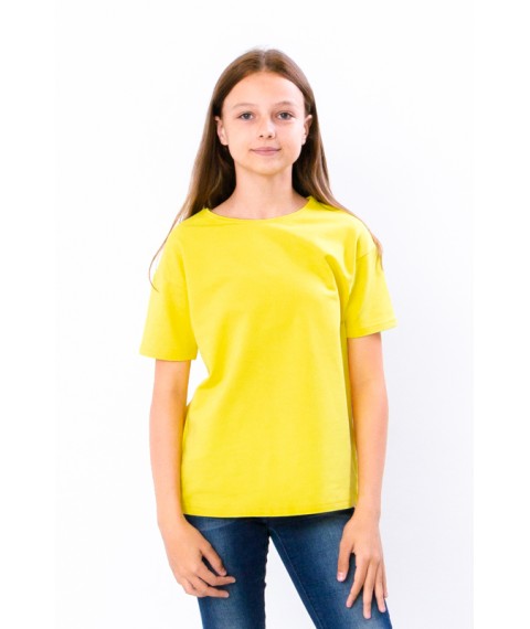 T-shirt for girls (teens) Wear Your Own 170 Yellow (6333-057-v16)