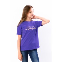 T-shirt for girls (teens) Wear Your Own 164 Blue (6333-057-33-v1)