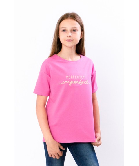 T-shirt for girls (teens) Wear Your Own 158 Pink (6333-057-33-v14)