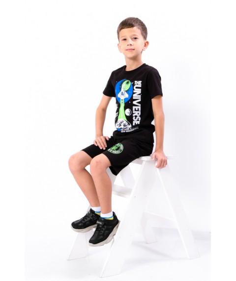 Комплект для хлопчика (футболка+шорти) Носи Своє 110 Чорний (6386-001-33-v0)