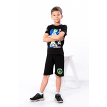 Комплект для хлопчика (футболка+шорти) Носи Своє 116 Чорний (6386-001-33-v1)