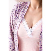 Комплект жіночий (халат + сорочка) Носи Своє 48 Сірий (8000-002-v14)