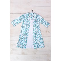 Комплект жіночий (халат + сорочка) Носи Своє 48 Бірюзовий (8000-002-v16)