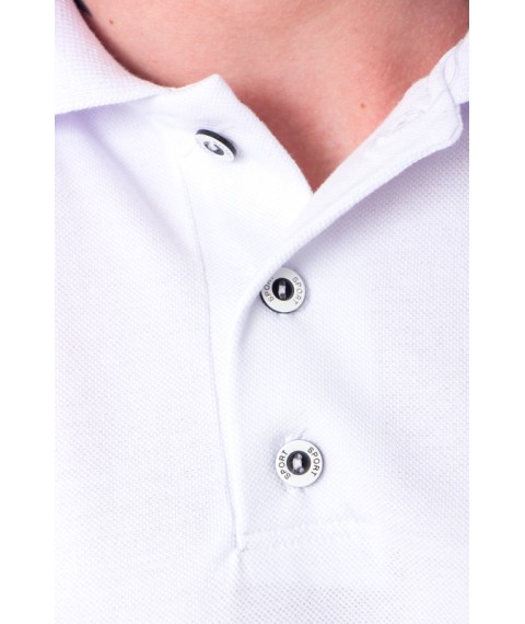 Men's polo shirt Wear Your Own 50 White (8140-091-v3)