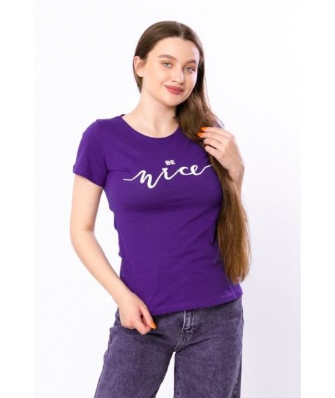 Women's T-shirt Wear Your Own 48 Violet (8188-001-33-1-v6)