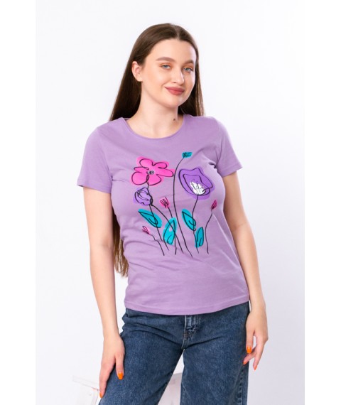 Women's T-shirt Wear Your Own 44 Purple (8188-001-33-2-v0)