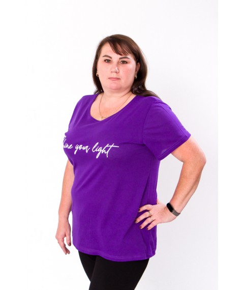 Women's T-shirt Wear Your Own 58 Violet (8200-001-33-v19)