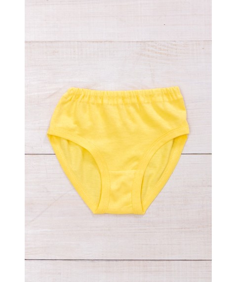 Underpants for girls Wear Your Own 26 Yellow (272-001-v19)