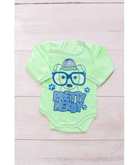 Baby bodysuit with long sleeves Carry Your Own 62 Green (5010-023-33-v21)