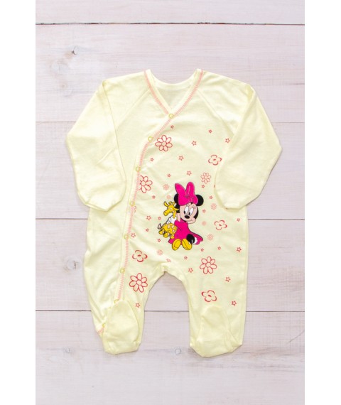 Nursery overalls for girls (with long sleeves) Nosy Svoe 62 Yellow (5014-001-33-5-v9)