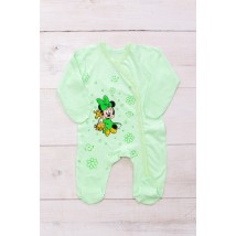 Nursery overalls for girls (with long sleeves) Nosy Svoe 62 Light green (5014-001-33-5-v7)