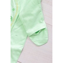 Nursery overalls for girls (with long sleeves) Nosy Svoe 62 Light green (5014-001-33-5-v7)