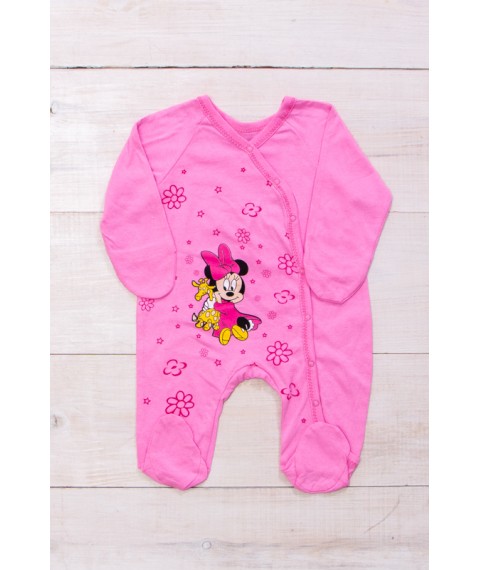 Nursery overalls for girls (with long sleeves) Nosy Svoe 62 Pink (5014-001-33-5-v6)