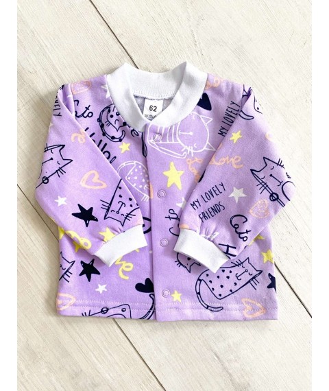Nursery blouse for a girl Wear Your Own 62 Violet (5036-024-5-v23)