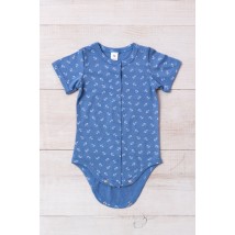 Baby bodysuit for a boy with short sleeves Nosy Svoe 74 Blue (5048-002-4-v12)
