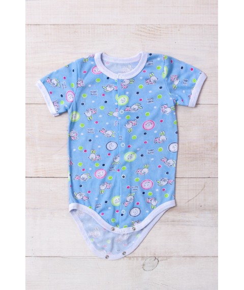 Baby bodysuit for boys with short sleeves Nosy Svoe 80 Blue (5048-002-4-v7)