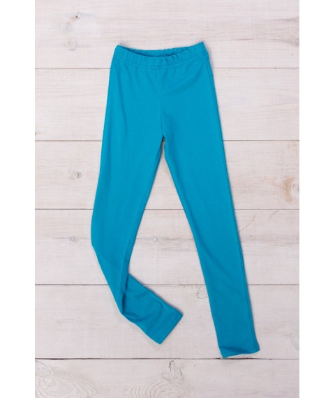 Tights for girls Wear Your Own 134 Turquoise (6000-036-v85)