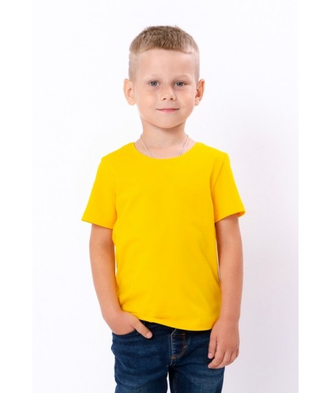 T-shirt for a boy Wear Your Own 116 Yellow (6021-036-4-v0)