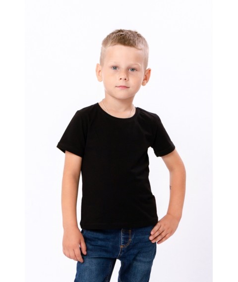 T-shirt for a boy Wear Your Own 134 Black (6021-036-4-v13)