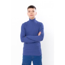 Turtleneck for a boy (teenager) Wear Your Own 134 Blue (6238-019-1-v3)
