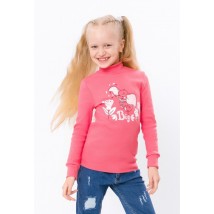 Turtleneck for girls Wear Your Own 116 Orange (6068-019-33-5-v41)