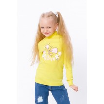 Turtleneck for girls Wear Your Own 140 Yellow (6068-019-33-5-v7)