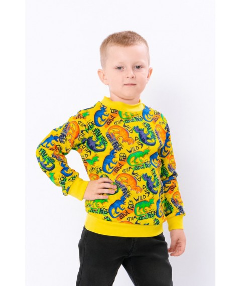 Sweatshirt for a boy Wear Your Own 128 Yellow (6069-024-4-v7)