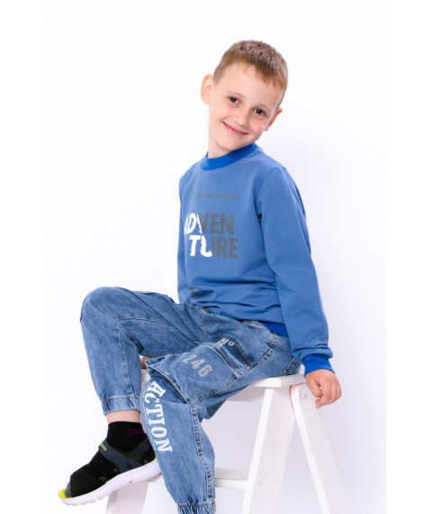 Jumper for a boy Wear Your Own 116 Blue (6069-057-33-4-v3)