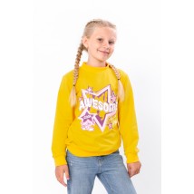 Jumper for girls Wear Your Own 110 Yellow (6069-057-33-5-v2)