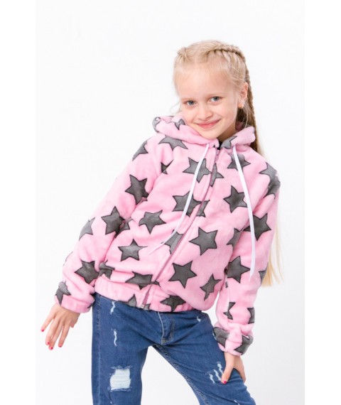 Jumper for girls (with zipper) Wear Your Own 116 Pink (6071-035-5-v58)