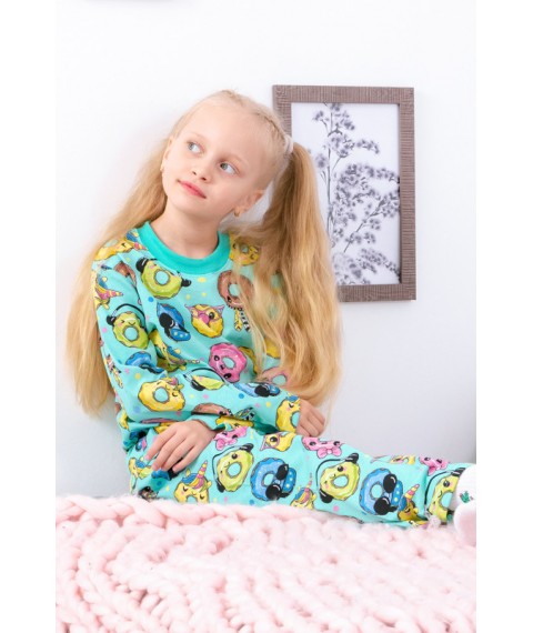 Girls' pajamas Wear Your Own 134 Mint (6076-002-5-v11)