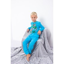 Boys' pajamas Bring Your Own 98 Blue (6076-008-33-4-v6)
