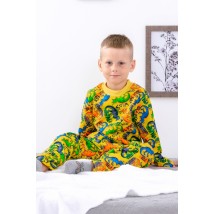 Boys' pajamas (warm) Wear Your Own 92 Yellow (6076-024-4-v78)