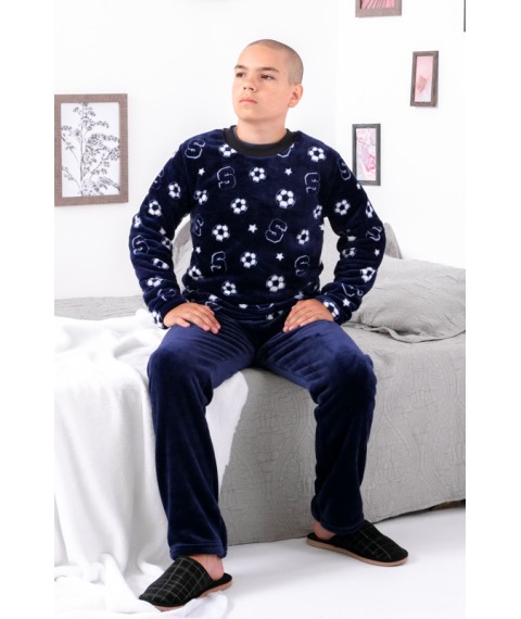 Pajamas for boys (teens) Wear Your Own 158 Blue (6079-035-1-v10)