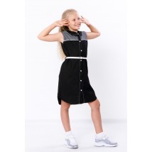 Sundress for girls Wear Your Own 134 Black (6132-055-v4)