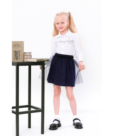 School skirt with tulle Nosy Svoe 140 Blue (6144-066-v0)