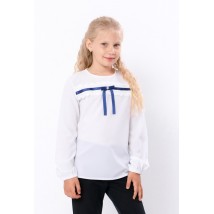 School blouse with lace Wear Your Own 152 White (6145-066-v0)