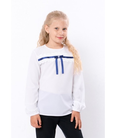 School blouse with lace Wear Your Own 146 White (6145-066-v1)