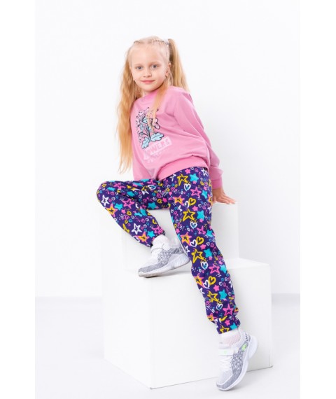 Pants for girls Wear Your Own 116 Purple (6155-024-5-v13)