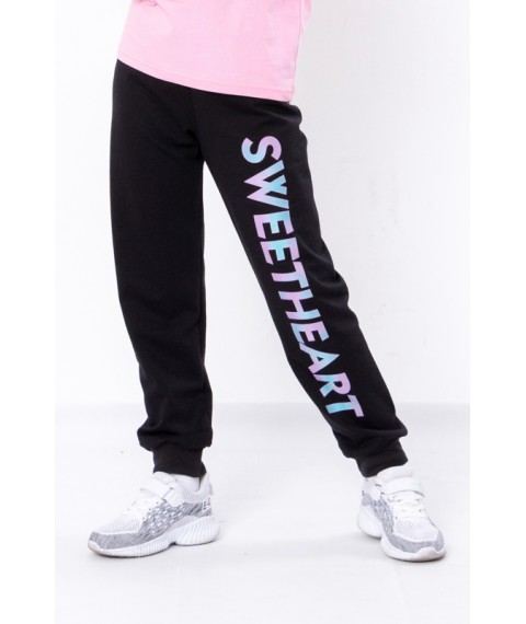Pants for girls Wear Your Own 122 Blue (6155-057-33-5-v8)
