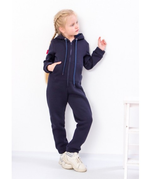 Overalls for girls Wear Your Own 122 Blue (6172-025-5-v35)