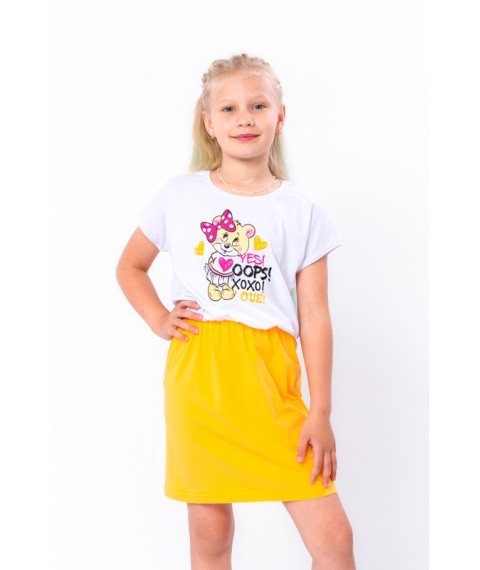 Dress for a girl Wear Your Own 128 Yellow (6189-036-33-1-v6)
