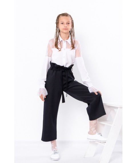 Culotte pants for girls Wear Your Own 128 Blue (6215-080-v6)