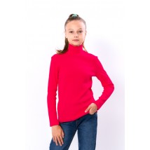 Turtleneck for girls (teens) Wear Your Own 146 Crimson (6238-019-2-v16)