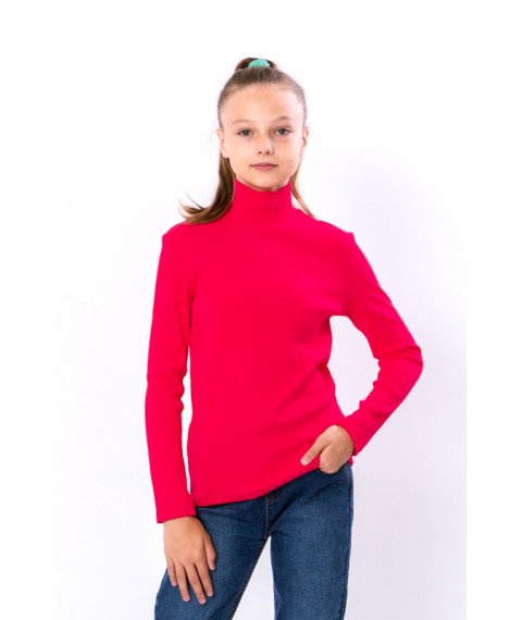 Turtleneck for girls (teens) Wear Your Own 164 Crimson (6238-019-2-v34)