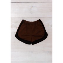 Shorts for girls Wear Your Own 134 Brown (6242-057-v204)