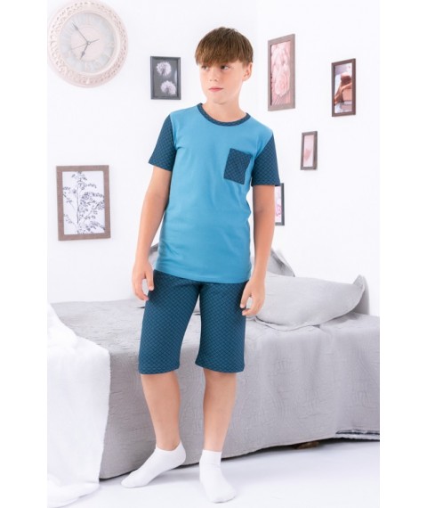Pajamas for boys (teens) Wear Your Own 170 Blue (6250-002-v23)